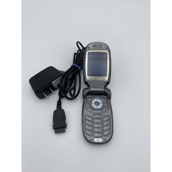 Verizon LG Flip Phone cell phone with charger - Picture 2 of 6